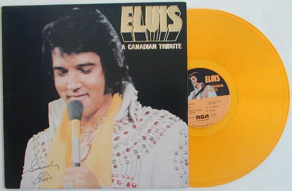 Elvis Presley A Canadian Tribute limited Edition in Yellow Wax gelbes Vinil