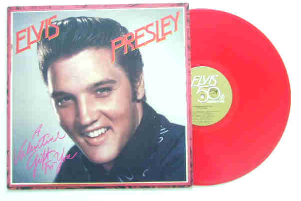 Elvis Presley A Valentine Gift For You Red Wax LP